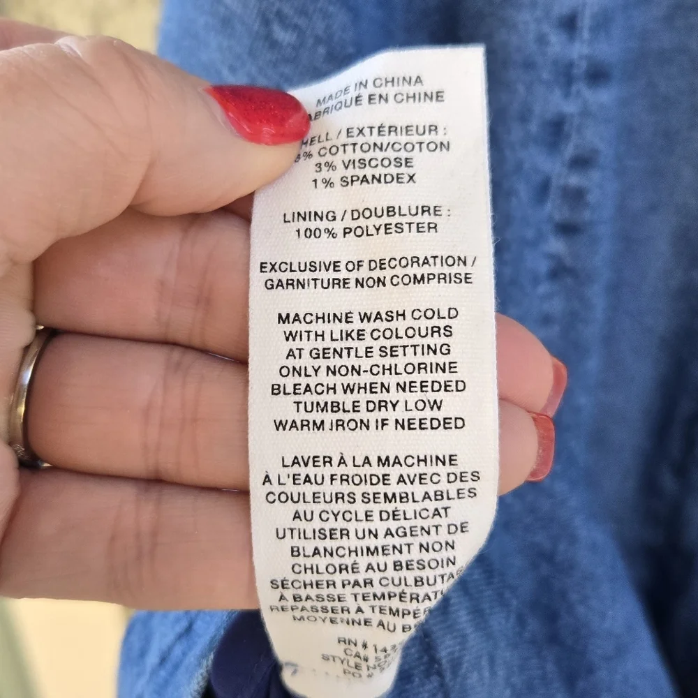 Avec Les Filles Denim Mini Dress - Picture 9 of 9